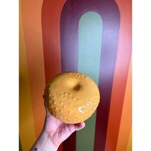 Cream cheese bagel holder keeper ceramic food vintage MSR imports 1995